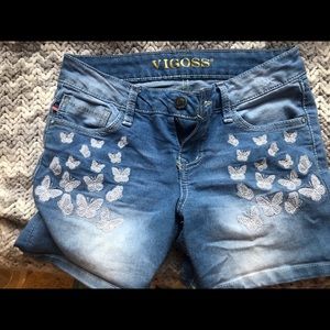 Girl shorts medium denim